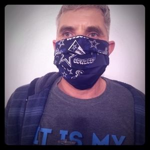 Handmade face mask COWBOYS DALLAS